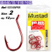 Mustad BIG RED  92554NPNR 1/0  /  92554NPNR 2